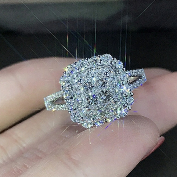 🎀925 Stunning If Diamond Ring - Picture 3 of 8